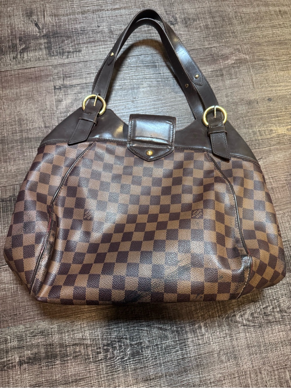 Louis Vuitton Damier Ebene Sistina GM shoulder bag - Picture 2 of 16